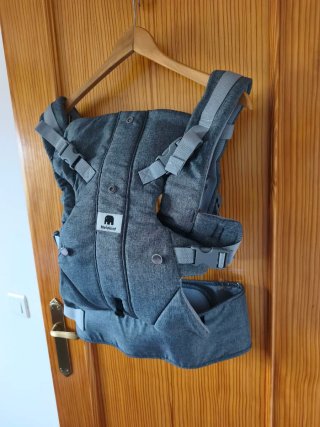 Mochila Portabebés Ergonómica Gris