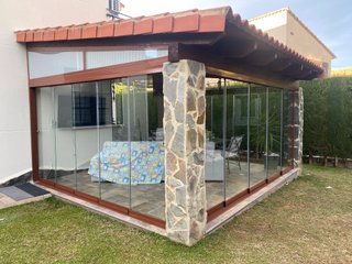 Cerramiento Correderas de Cristal sin Perfil