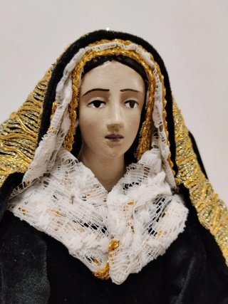 Virgen Dolorosa Vestir Articulada