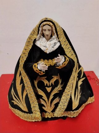 Virgen Dolorosa Vestir Articulada