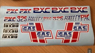Adhesivos Gas Gas Halley 325 PXC