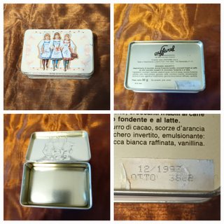Lotto 3 Scatole Latta Vintage Caffarel