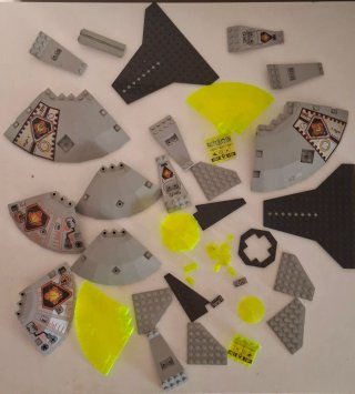 Lote Piezas LEGO UFO Space 1997