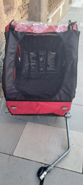 Carrito para bicicleta infantil