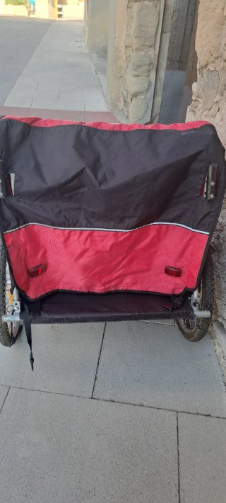 Carrito para bicicleta infantil