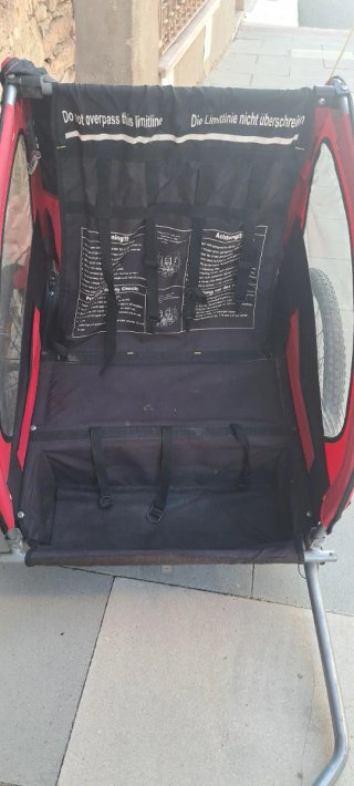 Carrito para bicicleta infantil