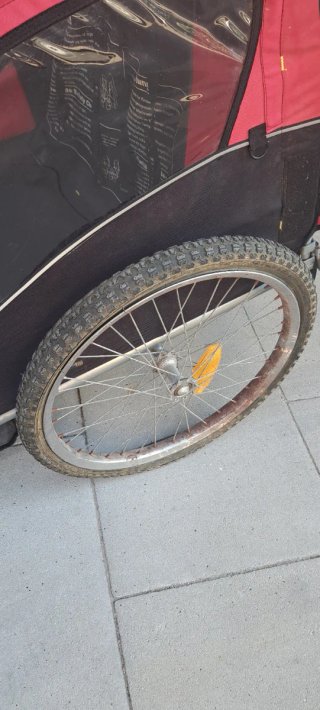 Carrito para bicicleta infantil