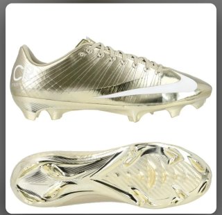 Zapatillas Fútbol Nike Doradas