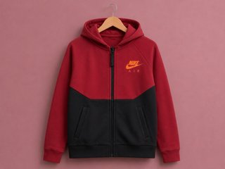 Chaqueta Nike Air Roja y Negra niño