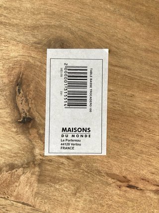 Mesa de centro Maisons du monde Trocadero 100cm