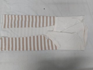 Camiseta Pedro del Hierro Beige/Blanca Talla M