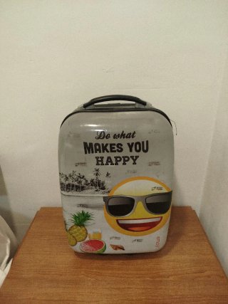 Maleta de mano con diseño emoji