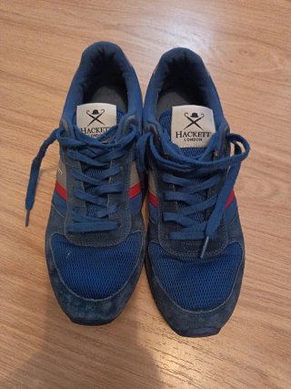 Zapatillas Hackett Hombre Azul/Rojo