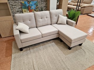Sofá Cama Bella 184 Beige/Gris