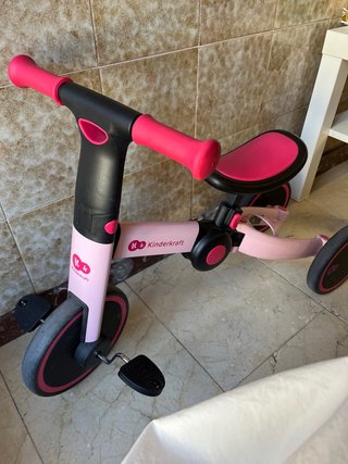 Bicicleta infantil 2-4 años rosa