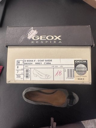 Décolleté Geox Grigie Donna Tg 38