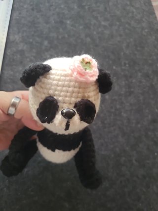 Peluche Oso Panda Amigurumi Ganchillo