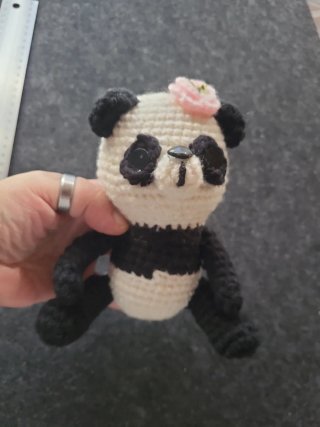 Peluche Oso Panda Amigurumi Ganchillo