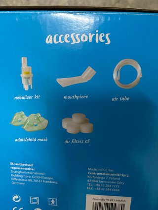 Inhalador/nebulizador infantil.