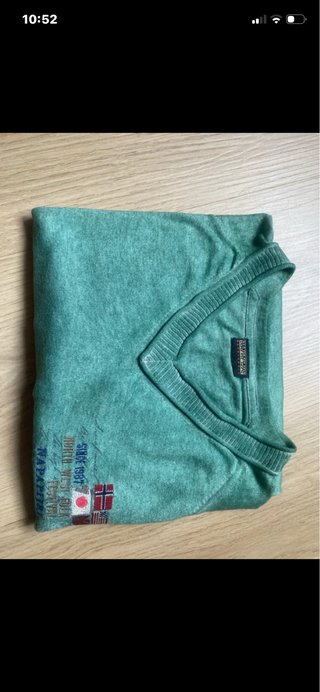 Maglioncino Napapijri cotone verde