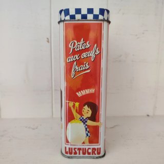 Barattolo vintage LUSTUCRU Pâtes aux oeufs
