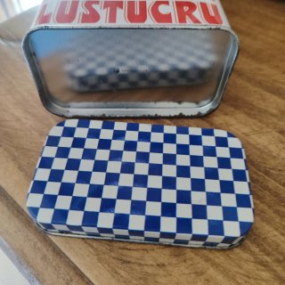 Barattolo vintage LUSTUCRU Pâtes aux oeufs