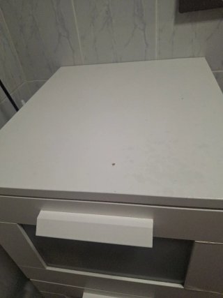 Cajonera Ikea Blanca con Cristal