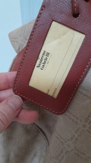 Zaino Nazareno Gabrielli Unisex Beige/Marrone