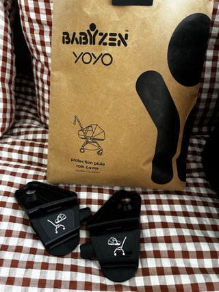 Capazo bassinet Yoyo Negro con adaptadores