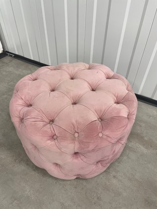 Puf Rosa in Velluto