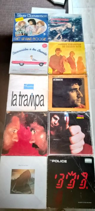 Lote Vinilos Rock, Reggae, Pop