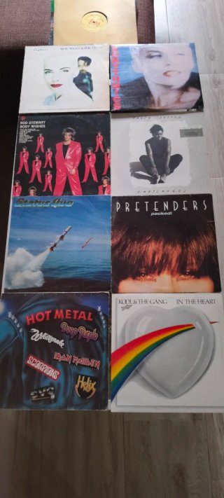 Lote Vinilos Rock, Reggae, Pop