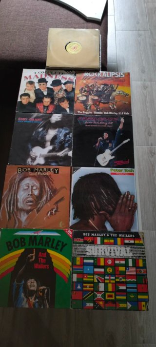 Lote Vinilos Rock, Reggae, Pop