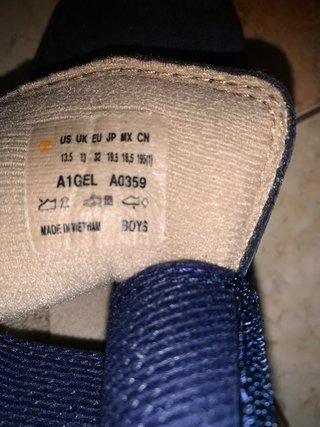 Botas niño azul marino