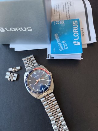 Reloj Lorus Automático RL445BX9 Azul/Plata