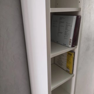 Estantería Blanca Madera CDs/DVDs