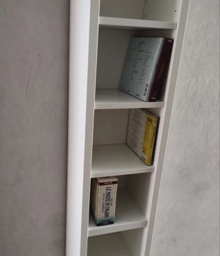 Estantería Blanca Madera CDs/DVDs
