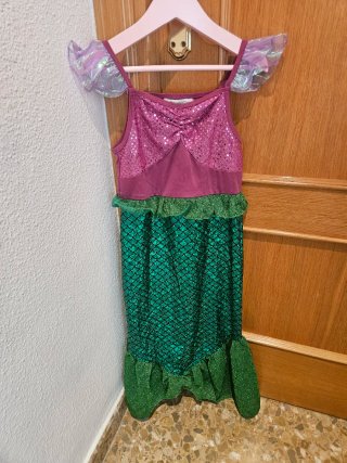 Disfraz niña sirenita 120 cm