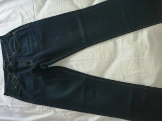 Pantalones Vaqueros Zara Talla 44 Azul