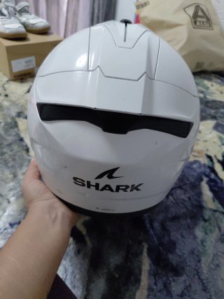 Casco de moto SHARK blanco