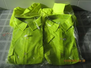 4 Camisas Amarillas Manga Corta Trabajo