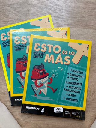 Matemáticas 4, Segundo Ciclo Primaria, Edelvive...