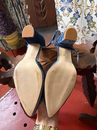 Zapatos Novia Raquel zapatoDulce Castro azul t.40