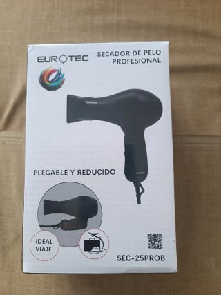 Secador de pelo EURO•TEC plegable