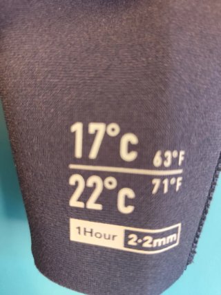 Traje de neopreno talla S