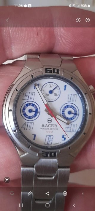 Lote de 2 relojes RACER y otro marea visel girator