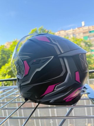 Casco Modular Givi X27 Negro/Rosa