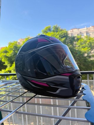 Casco Modular Givi X27 Negro/Rosa