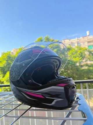 Casco Modular Givi X27 Negro/Rosa