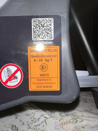 Silla coche Britax Römer negra